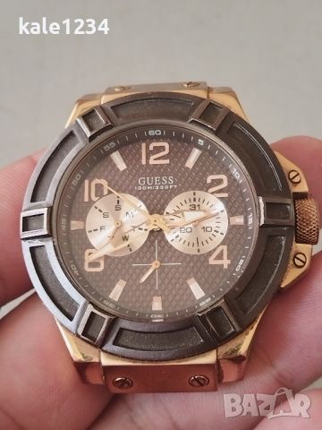 Часовник GUESS - W0040G3. Оригинал. Не работи! , снимка 7 - Мъжки - 46306890