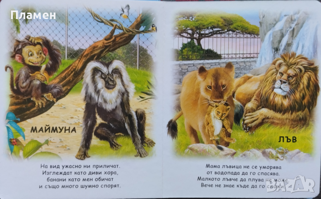 Животните в зоопарка Миглена Златарева, снимка 3 - Детски книжки - 44939890