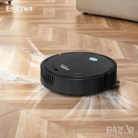 Интелигентна прахосмукачка робот 3в1 две четки и моп за почистване на домакинство