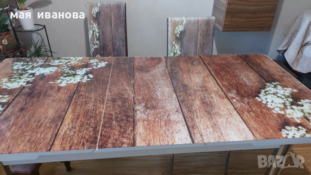 Кухненска маса 130/80, снимка 2 - Маси - 50590745