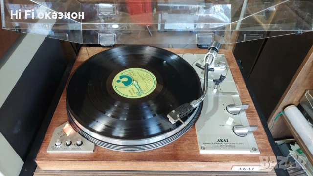 Грамофон AKAI AP-206C директ драйв, снимка 7 - Грамофони - 51038958