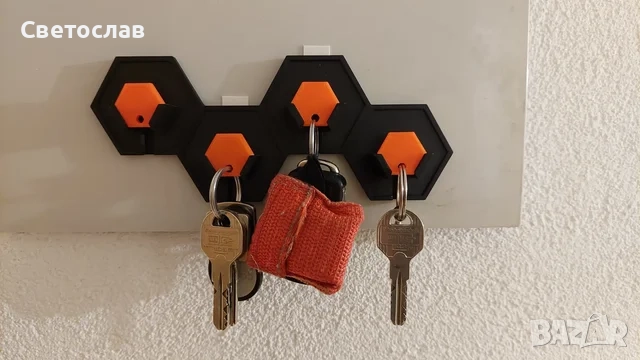 Ключодържател “Hex Hook” – стилен и практичен!, снимка 2 - Други стоки за дома - 52031945