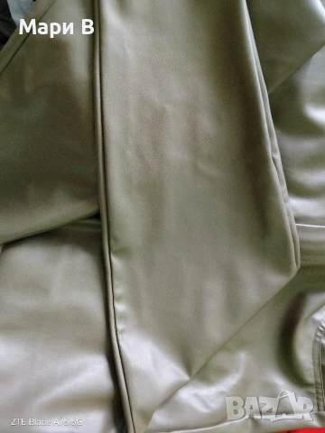 Кожен панталон Zara XL, L, снимка 5 - Панталони - 53383259