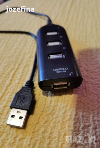USB хъб с 4 гнезда, снимка 3 - UPS захранвания - 51173556