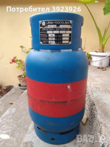 Бутилка за газ пропан бутан 24,7 л вместимост, снимка 3 - Печки, фурни - 53188842