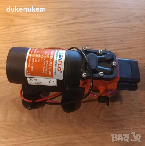 12V Водна помпа 4.3 L/min, 2.4 bar – самозасмукваща, автоматично старт/стоп, снимка 7 - Друга електроника - 52464078