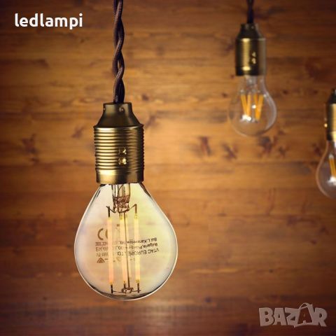LED лампа 4W Filament сфера E27 3 Step Dimming Топло Бяла Светлина, снимка 5 - Крушки - 45683866