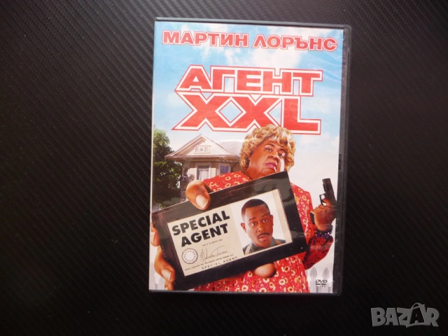 Агент XXL DVD филм Мартин Лорънс забавен комедия леля под прикритие агент полицай пистолет перука   