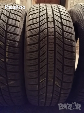 Продавам 4 броя Зимни гуми 215.55.17 на 1 сезон дот 2022 Контентал , снимка 2 - Гуми и джанти - 54064928