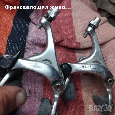 Шосейни спирачки за велосипед колело Shimano tiagra br 4400, снимка 1 - Части за велосипеди - 46876639