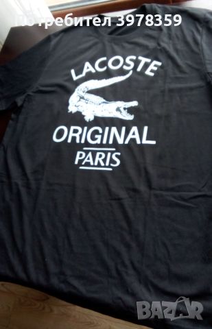 Lacoste мъжка тениска / мъхжки тениски / бели / черни / маркови, снимка 1 - Тениски - 45490114