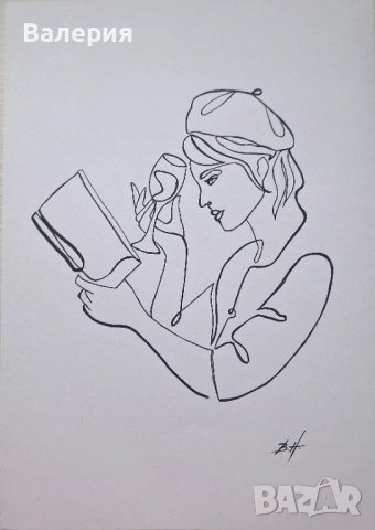 Минималистични рисунки, снимка 4 - Картини - 54072174