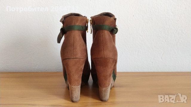 Боти на висока платформа, 38-ми номер, снимка 8 - Дамски боти - 52289503