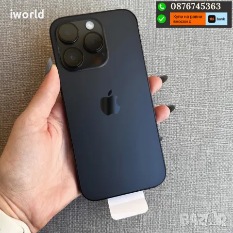 НОВ❗️iPhone 14 Pro ❗️Лизинг от 64лв/м ❗️ Space black ❗️ 128гб ❗️черен, снимка 1 - Apple iPhone - 46832330