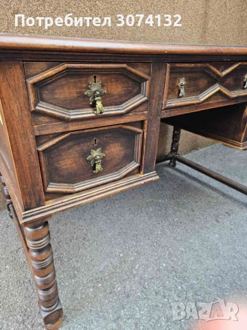 Уникално ретро бюро в перфектно състояние, снимка 2 - Бюра - 52945197