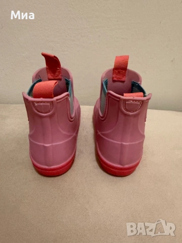 Розови гумени ботуши с ластик Zara, 25 номер, снимка 3 - Детски боти и ботуши - 53296354