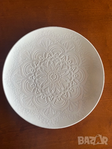 Овални бели плата за декорация 3 бр, снимка 2 - Декорация за дома - 52571219