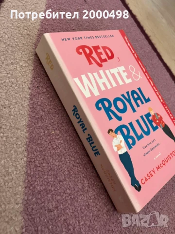 Книга на английски език Red, white and royal blue, снимка 2 - Художествена литература - 51206391