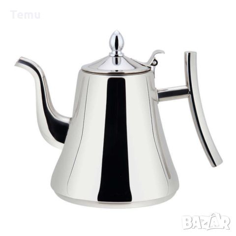 Красив чайник от неръждаема стомана в комплект със специално пригодена за дизайна цетка за чай. 🔥 Из, снимка 14 - Други - 45780325