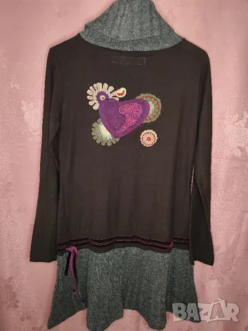 Desigual дамска блуза/туника XL, снимка 3 - Туники - 47646426