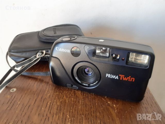 Canon PRIMA Twin 28/48mm Japan , снимка 6 - Фотоапарати - 45482777