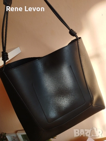 Голяма дамска чанта с едно копче , снимка 4 - Чанти - 52562296