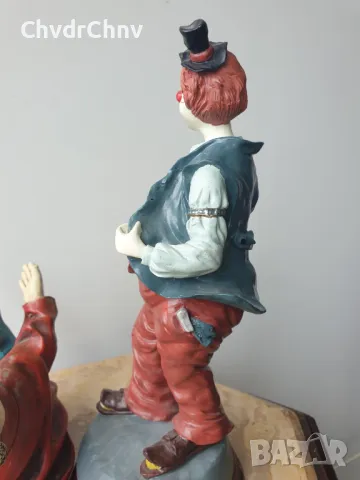 GILDE статуетки 15см-2кг/2бр колекционерска немска фигура на клоун, снимка 7 - Статуетки - 48319627