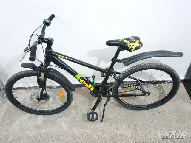 Висококачествен алуминиев детско-юнишески велосипед почти неразличим от нов. 24 цола. , снимка 4 - Велосипеди - 53570482