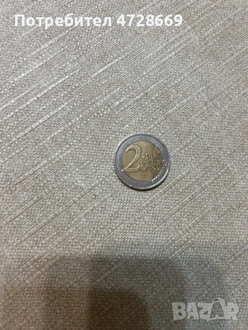 2 евро монета с изместен център от 2000 година, снимка 3 - Други ценни предмети - 53360221