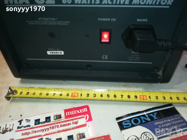 MA82 60 WATTS ACTIVE MONITOR-1БРОЙ-ВНОС SWISS 2810241635, снимка 11 - Тонколони - 47749110