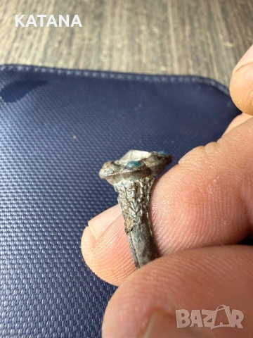 Стар възрожденски пръстен, снимка 3 - Пръстени - 53685661