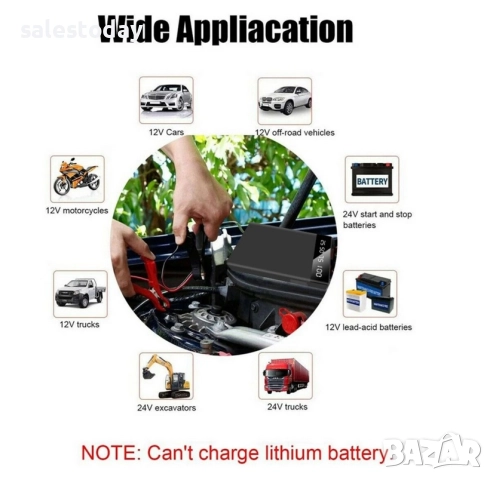Стартерно устройство, Jump Starter, Car Battery, 1000A, 12V, 10 000mAh