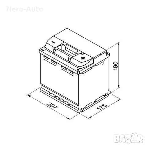 Акумулатор BOSCH S4 0 092 S40 020 52Ah, снимка 5 - Аксесоари и консумативи - 47178575