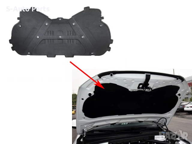 Изолация за преден капак на Audi Q5 8R (2008-2017), снимка 3 - Аксесоари и консумативи - 53914067