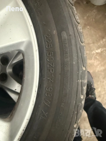 4 броя летни гуми 225/50/17, снимка 6 - Гуми и джанти - 53374476
