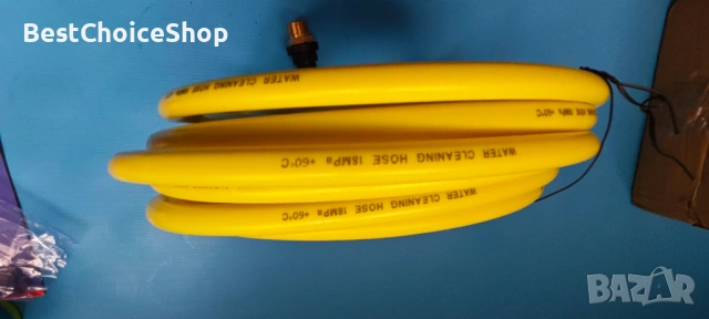 10М Високоналягане маркуч 180 бара за почистване на канали с Ригидни + Въртящи дюзи, снимка 4 - Други инструменти - 54179779