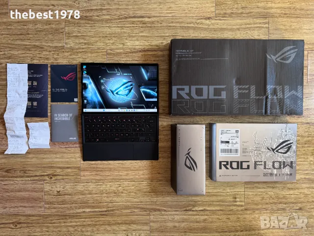 Rog Flow Touch Z13`i7-12700H/16GB DDR5/512GB SSD/RTX 3050/120Hz WUXGA, снимка 1 - Лаптопи за игри - 48289511