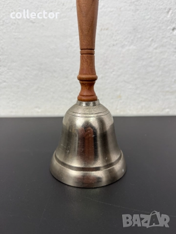 Ръчен звънец / училищен / камбана. №7760, снимка 2 - Антикварни и старинни предмети - 52826948