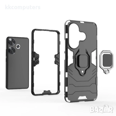Xiaomi Poco F6 Удароустойчив Finger Ring Калъф и Протектор, снимка 6 - Калъфи, кейсове - 53197997