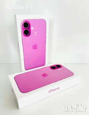 НОВ! iPhone 16 Plus 256GB Pink ГАРАНЦИЯ!, снимка 1 - Apple iPhone - 48616438