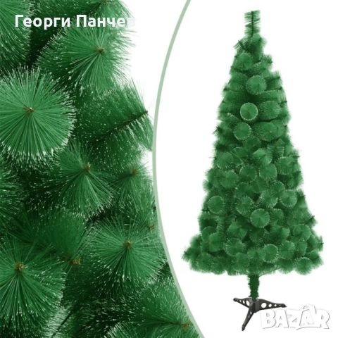 Коледна елха с бели, заскрежени връхчета, снимка 1 - Декорация за дома - 45946678