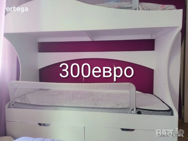 Двуетажно детско легло, снимка 2 - Мебели за детската стая - 53502982