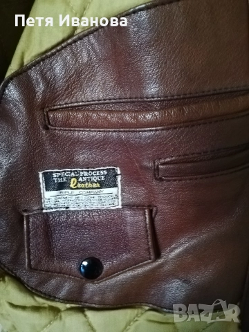 яке от естествена кожа Rifle , снимка 2 - Якета - 52646259