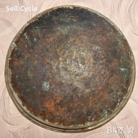 ✅КАЧЕСТВЕНА МЕДНА ТАВА - ИНЕМ - 47 СМ❗, снимка 4 - Антикварни и старинни предмети - 51973734
