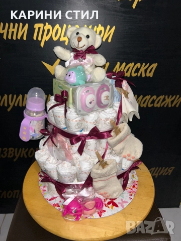 Торти от памперси , снимка 3 - Други стоки за дома - 52579669