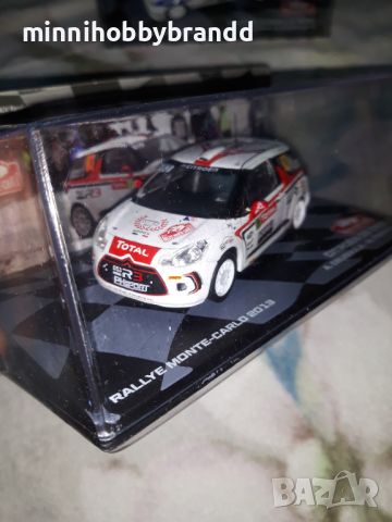 Toyota Corolla WRC Ford Fiesta S2000 Citroen DS 3 R3 Rally Monte Carlo 1.43 Eaglemoss , снимка 7 - Колекции - 46681916