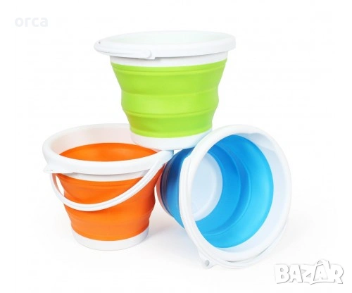 Сгъваема кофа Filstar за стръв и захранка 5-10л, снимка 2 - Такъми - 53601271