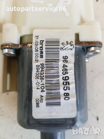 Мотор за заден десен прозорец врата за Peugeot 407 2.2 (2006) 0130822200, 9646595580, снимка 3 - Части - 53737324