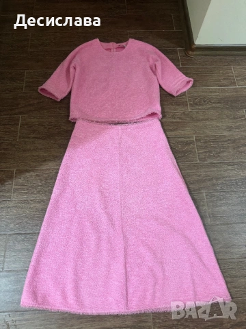 Розов костюм Зара