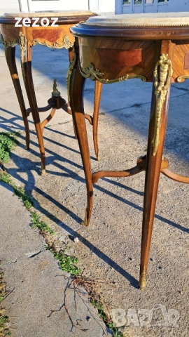 Антикварни маси с мрамор Луи 15, снимка 4 - Маси - 52771571